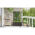 Jardinière avec treillis 2 pcs Marron 80x40x143 cm