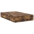 Cadre de lit de rangement  Chêne fumé 120x190 cm