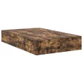 Cadre de lit de rangement  Chêne fumé 120x190 cm