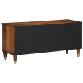 Meuble TV 100x33x46 cm en bois massif de manguier