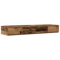 Cadre de lit de rangement en bois ancien 120x190 cm