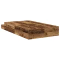 Cadre de lit de rangement en bois ancien 120x190 cm