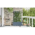 Jardinières  avec système d'irrigation de 2 pièces Gris clair