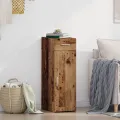 Buffet  en vieux bois 30x42,5x93 cm en bois d'ingénierie