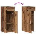 Buffet  en vieux bois 30x42,5x93 cm en bois d'ingénierie