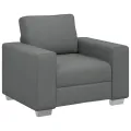 Fauteuil  Gris Foncé 59 cm Tissu