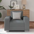 Fauteuil  Gris Foncé 59 cm Tissu