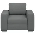 Fauteuil  Gris Foncé 59 cm Tissu