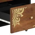 Buffet Marron miel Bois massif 40 x 33 x 75 cm Buffet