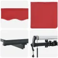 Store Rétractable Automatique Rouge 500x350 cm