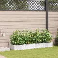 Jardinières  avec système d'irrigation 4 pcs Blanc