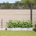 Jardinières  avec système d'irrigation 4 pcs Blanc