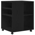 Cabinet de rangement  Chêne noir 60x53x72,5 cm Bois d'ingénierie