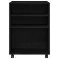 Cabinet de rangement  Chêne noir 60x53x72,5 cm Bois d'ingénierie
