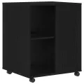 Cabinet de rangement  Chêne noir 60x53x72,5 cm Bois d'ingénierie