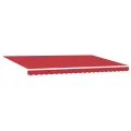Store Rétractable Automatique Rouge 500x300 cm