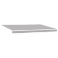 Store rétractable automatique avec LED gris clair 500x300 cm