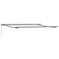 Store manuel rétractable gris clair 450x300 cm