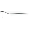 Store rétractable manuel avec LED blanc 350x250 cm