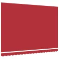 Tissu de remplacement de store pour cadre de 4,5 x 3 m Rouge