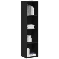Bibliothèque Chêne noir 36x30x143 cm Bois d'ingénierie