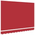 Tissu de remplacement de store pour cadre 3.5x2 m rouge