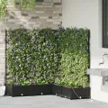 Jardinières avec Système d'Irrigation 5 pcs Noir