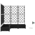 Jardinières avec Système d'Irrigation 5 pcs Noir