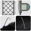 Jardinières avec Système d'Irrigation 5 pcs Noir