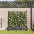 Jardinières  avec système d'irrigation 3 pcs Marron
