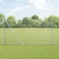 Clôture en Fil Soudé avec 13 Piquets 1.6x25 m Acier Galvanisé