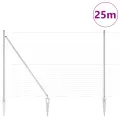 Clôture de Champ  1,6x25 m en Acier Galvanisé