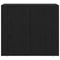 Buffets 3 pcs Chêne noir Bois d'ingénierie
