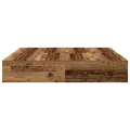 Cadre de lit Vieux bois 200x200 cm