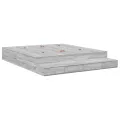 Cadre de lit Gris Sonoma 200x200 cm
