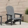 Chaise Adirondack Gris Clair 74x82x91 cm HDPE