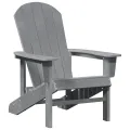 Chaise Adirondack Gris Clair 74x82x91 cm HDPE