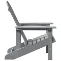 Chaise Adirondack Gris Clair 74x82x91 cm HDPE