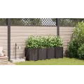 Jardinières  avec système d'irrigation 4 pcs Marron