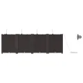 Jardinières  avec système d'irrigation 4 pcs Marron