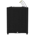 Jardinières  avec système d'irrigation par eau 4 pcs Noir