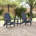 Chaises Adirondack 2 pcs Bleu Marine 74x82x90 cm HDPE