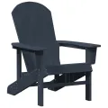 Chaises Adirondack 2 pcs Bleu Marine 74x82x90 cm HDPE