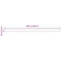 Valance de store pour cadre de 6 m Multicolore 5.8x0.2 m