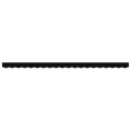 Chaperon pour cadre de 4,5 m Noir 4,3x0,2 m