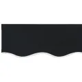 Chaperon pour cadre de 4,5 m Noir 4,3x0,2 m