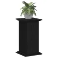 Support de plante en chêne noir 33x33x60 cm en bois reconstitué