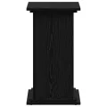 Support de plante en chêne noir 33x33x60 cm en bois reconstitué