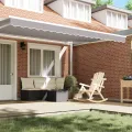 Valaise de store pour cadre de 4,5 m en gris clair 4,3x0,2 m