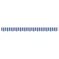 Valance de Auvent pour cadre de 2.5 m bleu et blanc 2.3x0.2 m